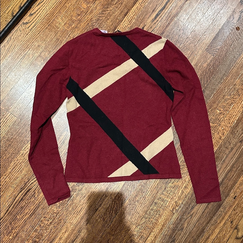 Autumn Cashmere Geometric Sweater, medium - Picture 4 of 4